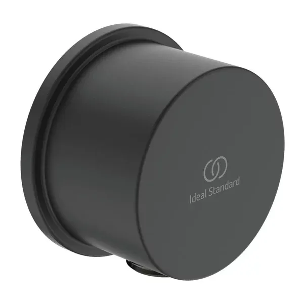 Cot conector de dus FixFit Ideal Standard negru mat IdealRain Round — imaginea 3