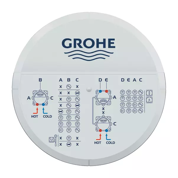 Corp incastrat Grohe Rapido SmartBox Universal — imaginea 4