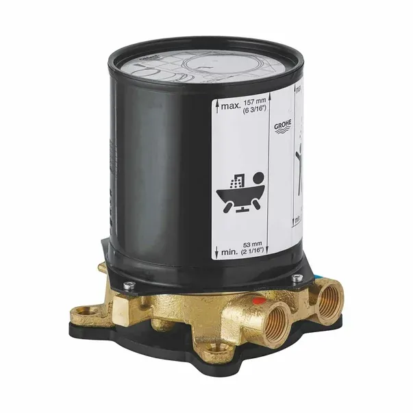 Corp incastrat Grohe pentru baterii/pipe de cada — imaginea 3