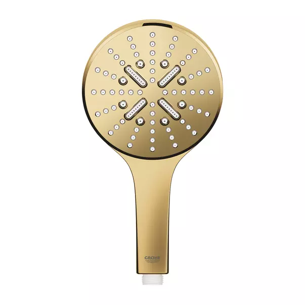 Para de dus Grohe Rainshower SmartActive 3 functii auriu lucios Cool Sunrise — imaginea 5