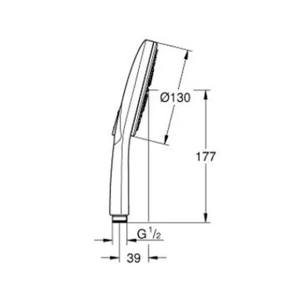 Para de dus Grohe Rainshower SmartActive 3 functii auriu periat Cool Sunrise — imaginea 7