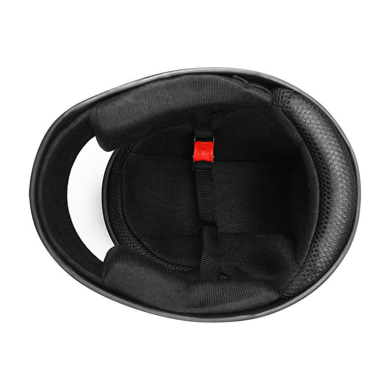 Casca moto/scuter Full face unisex, cu viziera, FIXATO, marime universala 58-62cm, neagra - imagine 3