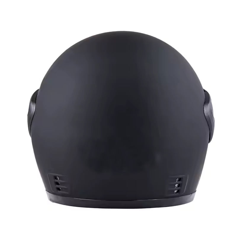 Casca moto/scuter Full face unisex, cu viziera, FIXATO, marime universala 58-62cm, neagra - imagine 4