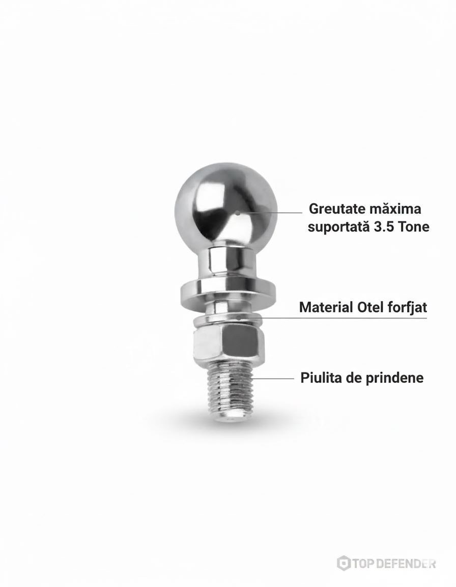 Carlig de tractare remorca Verke 3.5 tone, model V80089 - imagine 2