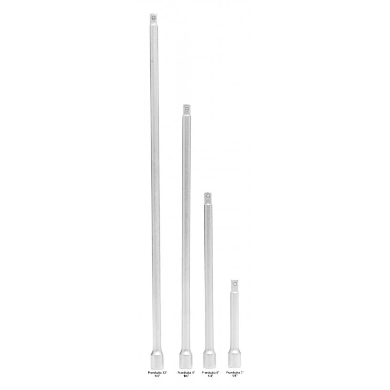 Set 4 extensii, 1/4", KD10236, Kraft&Dele — imaginea 2