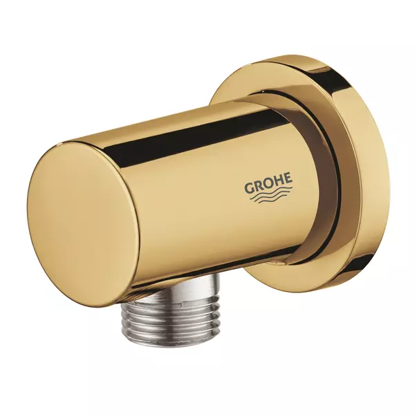 Cot de iesire dus Grohe Rainshower auriu lucios Cool Sunrise — imaginea 3