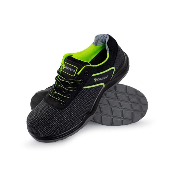 Pantofi de protectie, cu bombeu metalic, STINGER S1, Procera 46 — imaginea 2