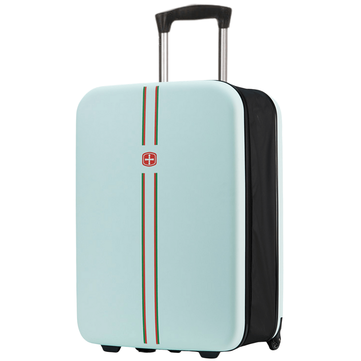 Valiza pliabila mare de calatorie, Dasbo®, carcasa dura material ABS si PC rezistent la apa, 2 roti cu interior captusit