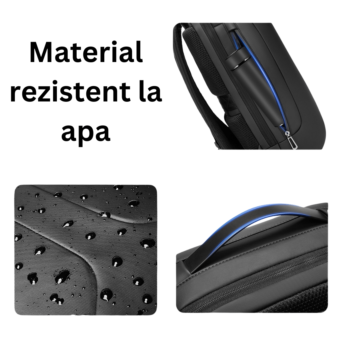 Rucsac elegant impermeabil multifunctional Dasbo®, pentru laptop sau calatorii,rezistent la uzura cu protectie, Antifurt - imagine 5