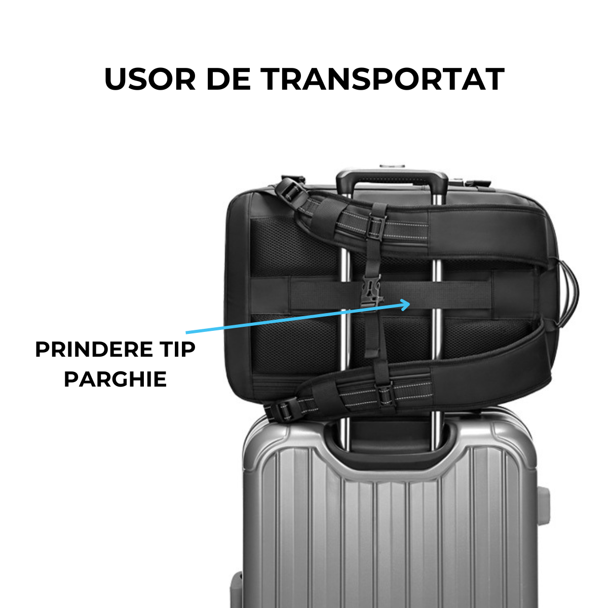 Rucsac de calatorie cu Vacuum DASBO, Bagaj de mana multifunctional, Impermeabil, Extensibil, Multiple compartimente,60 L - imagine 7