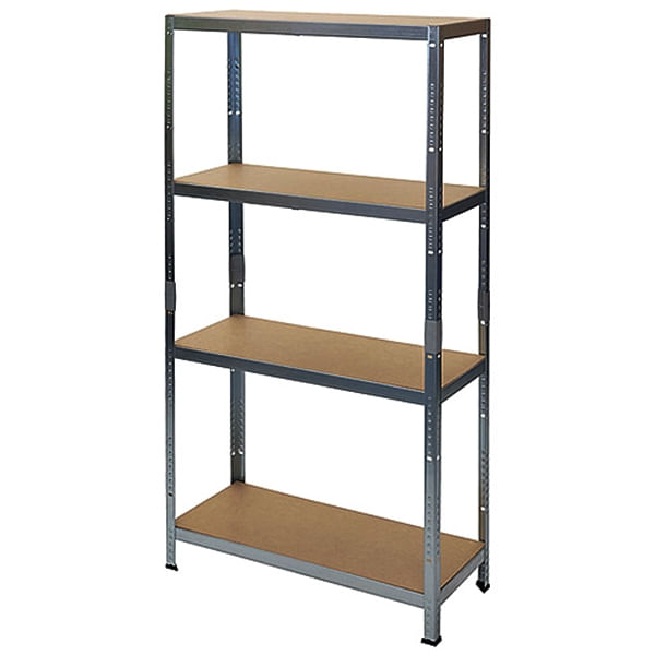 Raft depozitare, 4 polite, 90x40x180 cm, 175 kg/polita — imaginea 2