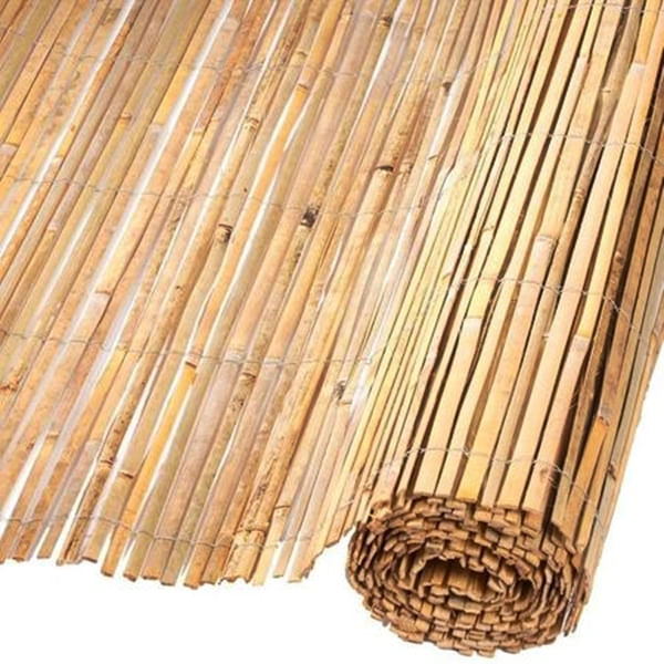 Gard decorativ din bambus natural 1x5m