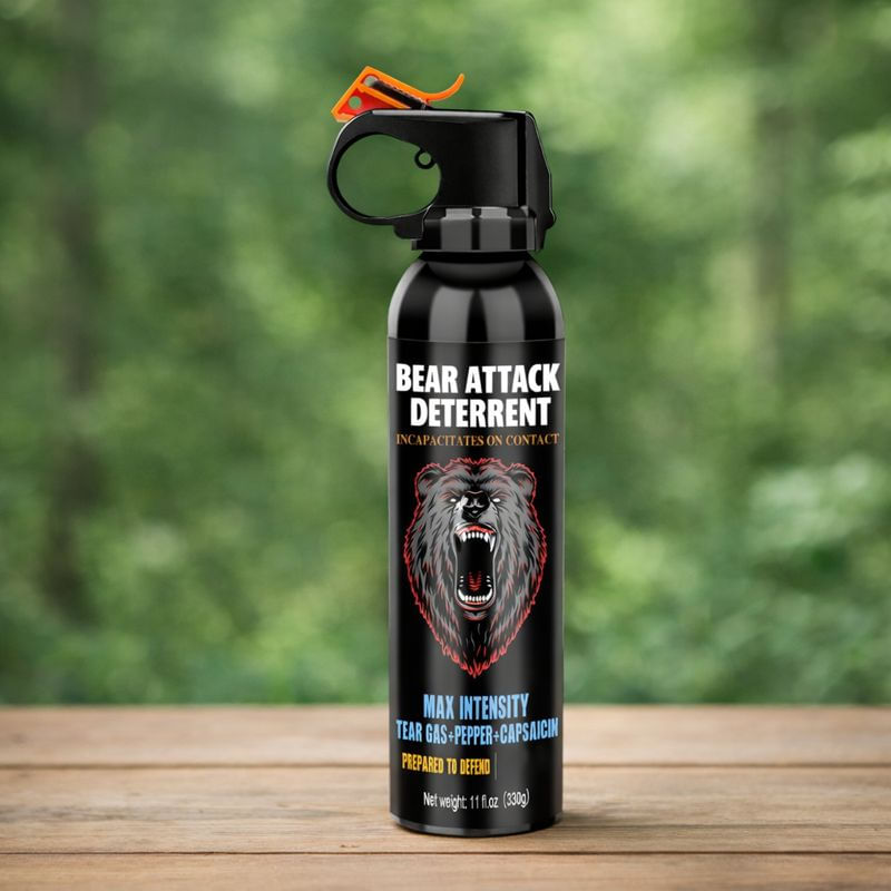 Spray Anti-Urs MRG M1217, 330ml, Cu piper si Capsaicina, Raza 8m, Aluminiu - imagine 2