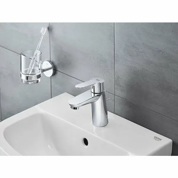 Baterie lavoar Grohe BauEdge M crom lucios — imaginea 3