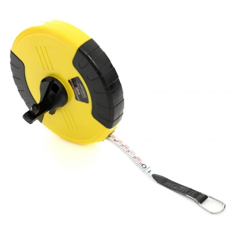 Ruleta de masurare, Kraft&Dele KD10426, 50 m, din fibra de sticla, cu maner antiderapant