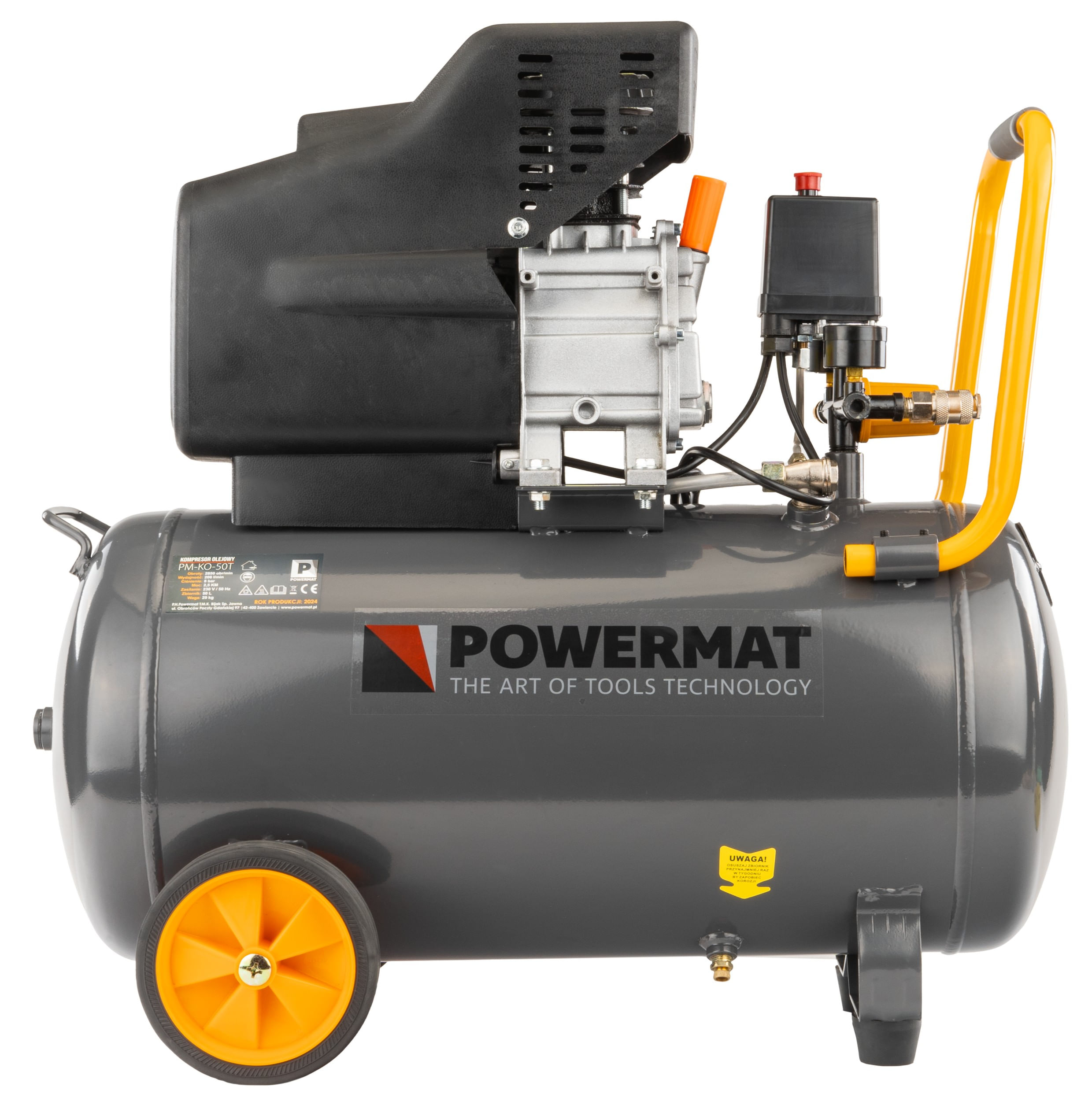 Compresor de ulei, capacitate 50L, Powermat, PM0685 — imaginea 8
