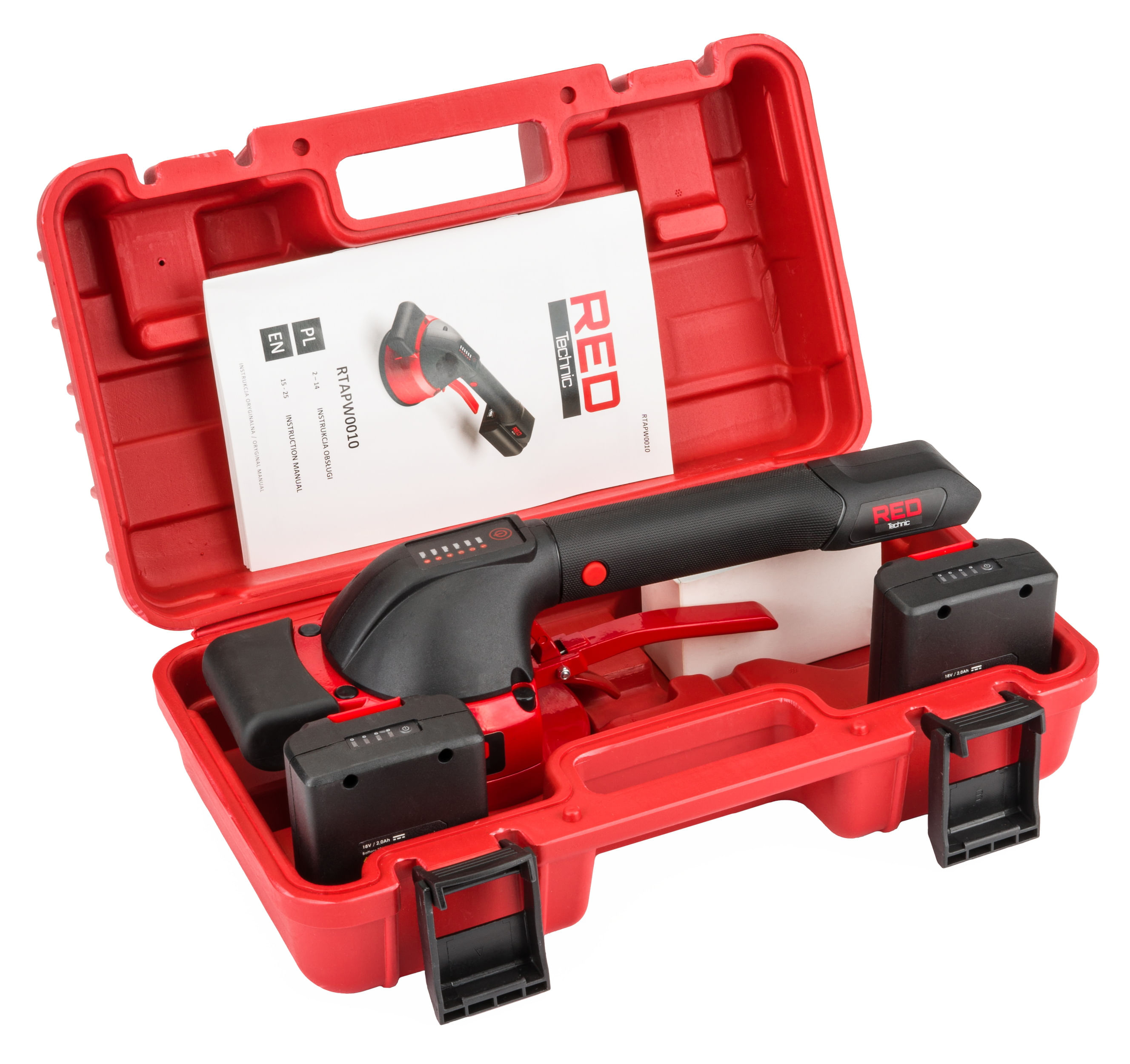 Ventuza vibranta 6 viteze, Red Technic ,18V, cu acumulatori, RTAPW0010 — imaginea 2