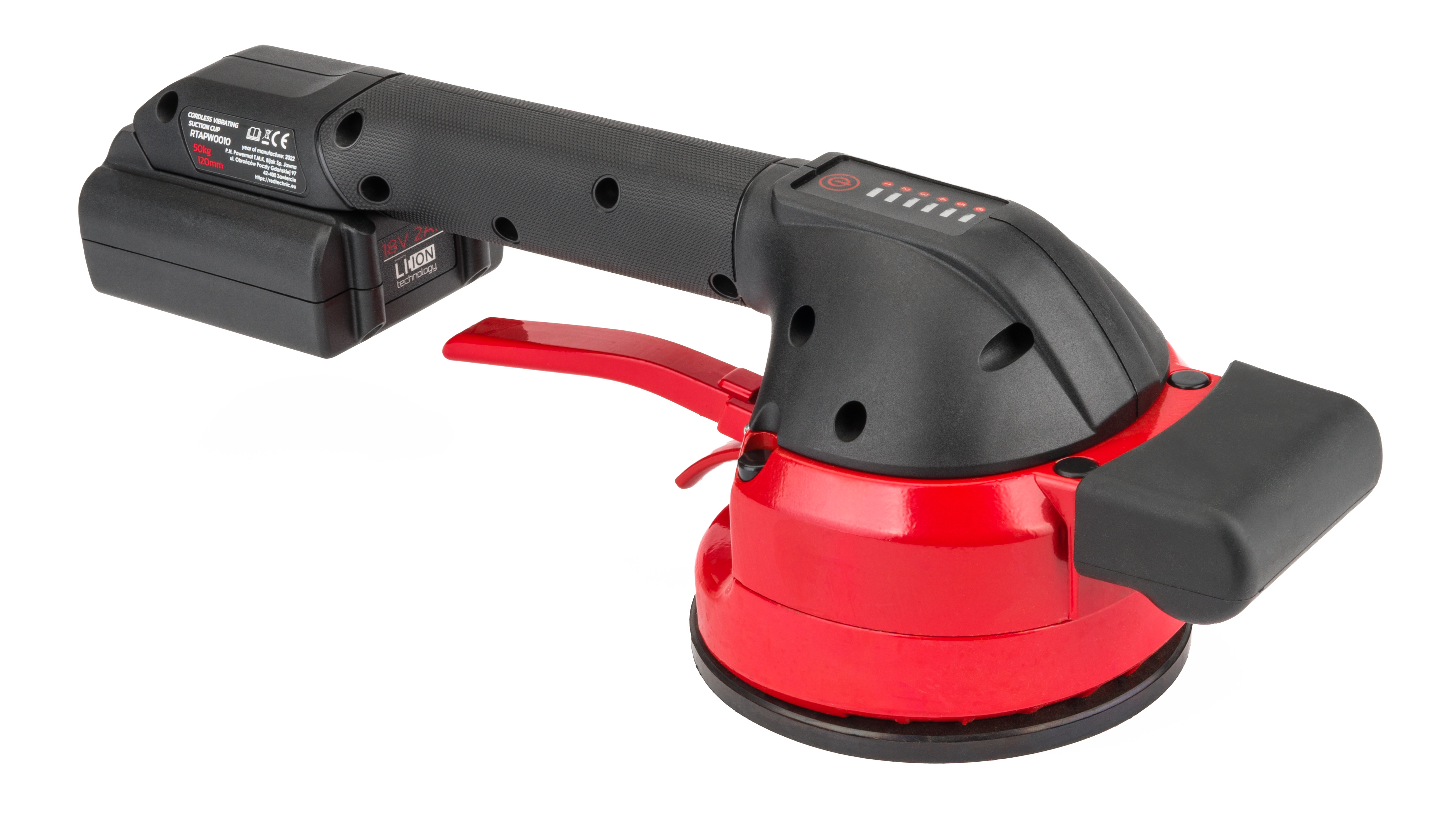Ventuza vibranta 6 viteze, Red Technic ,18V, cu acumulatori, RTAPW0010 — imaginea 12
