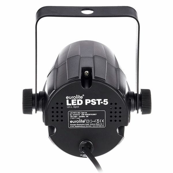 Proiector LED Glob Oglinzi Eurolite LED PST-5 QCL Spot BK — imaginea 10