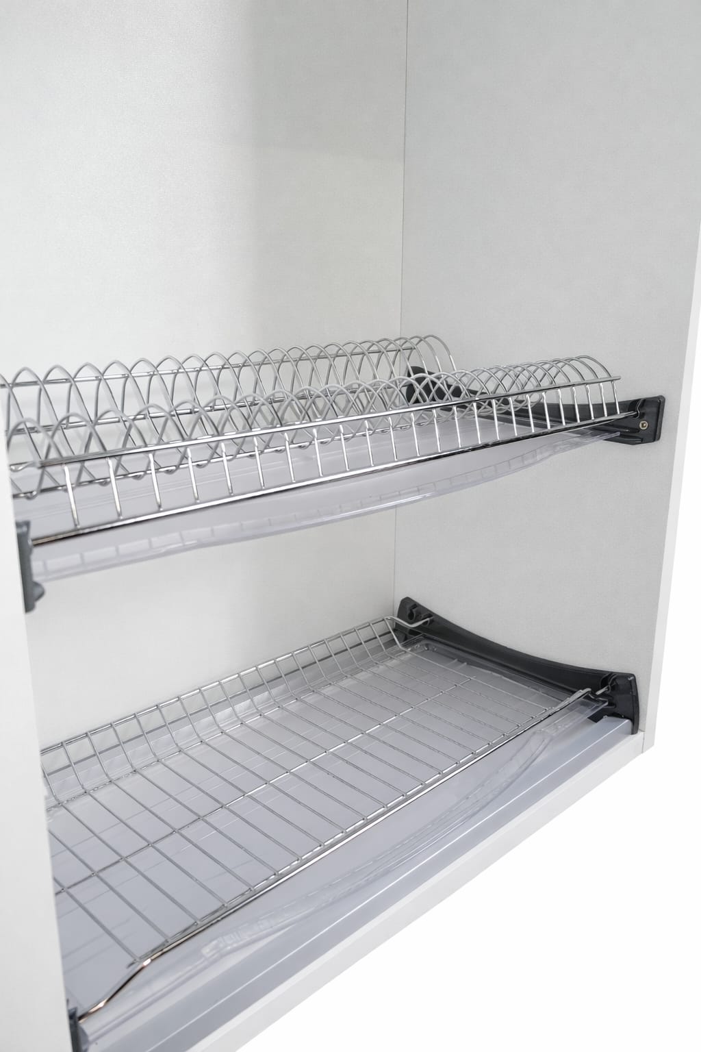 Scurgator de Vase, Adsinio, Inox SU 205, 2 Tavite de Scurgere, Pentru Dulap de 800mm, Crom