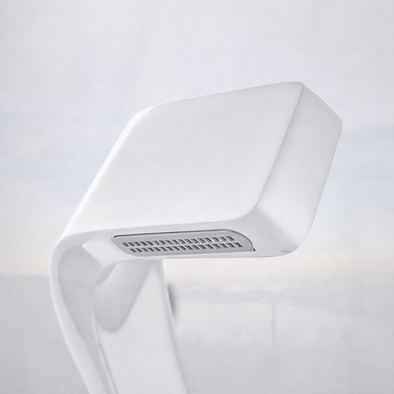Robinet Baie, Adsinio, Corp Cupru, Forma Curbata, Cartus Ceramic, Racorduri Incluse, Alb — imaginea 6