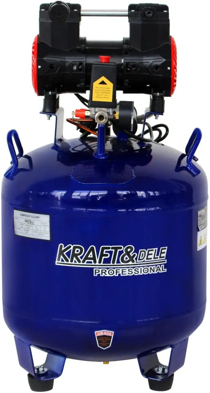 Compresor fara ulei de 50L, Kraft&Dele, 1500W, KD4096 — imaginea 2