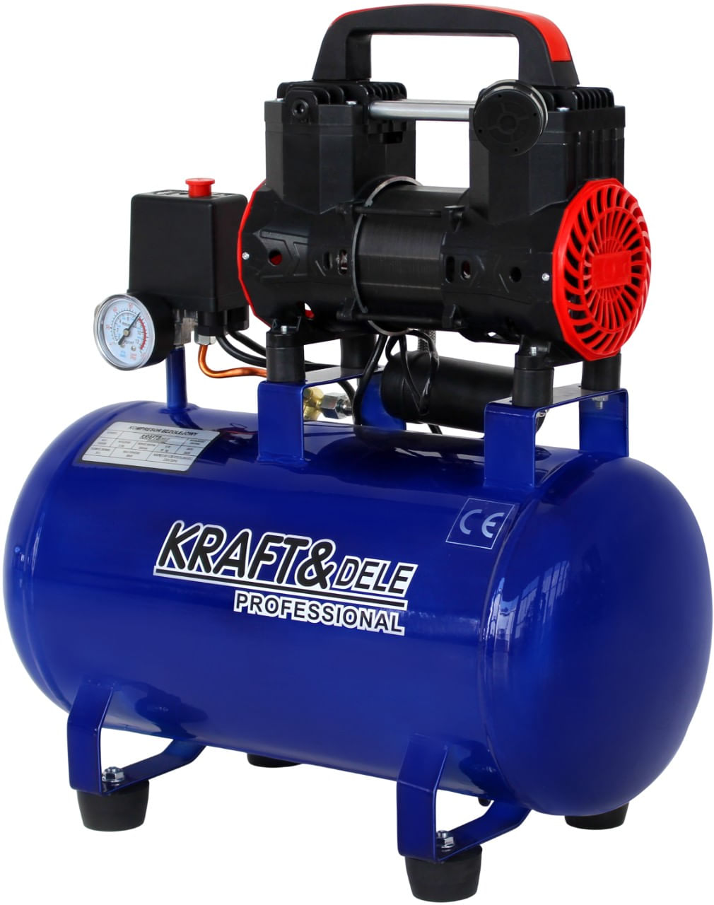 Compresor 30L fara ulei, Kraft&Dele, 1500W, KD4091 — imaginea 2