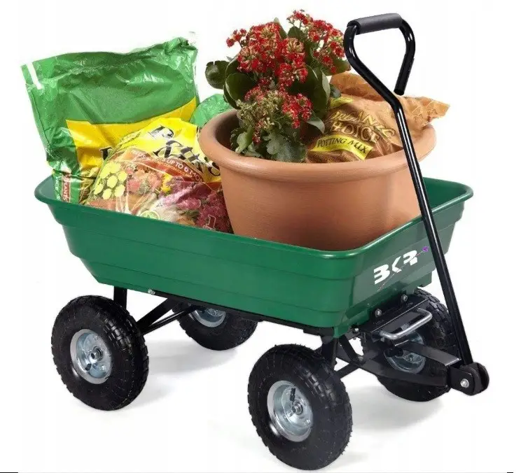 Carut de transport pentru gradina 3 in 1 SilverTools S10805 300 kg — imaginea 2
