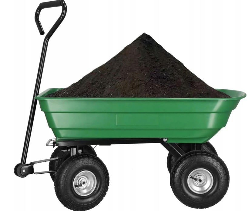 Carut de transport pentru gradina 3 in 1 SilverTools S10805 300 kg — imaginea 3