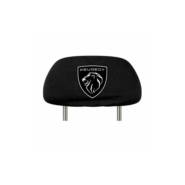 Husa Tetiera Auto Neagra – PEUGEOT NOU