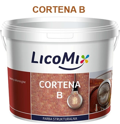 Vopsea structurala Lico Mix Cortena culoare B galeata de 5 kg LICO6911