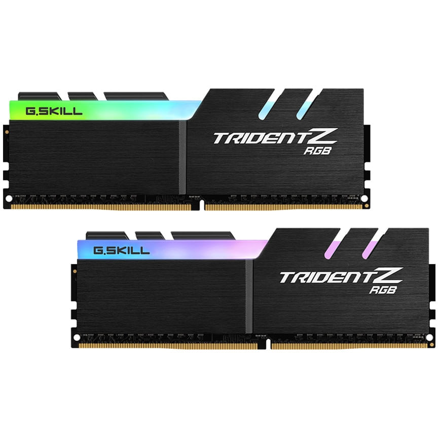 Memorie G.SKILL Trident Z RGB, 16GB(2x8GB) DDR4, 3200MHz CL16, Dual Channel Kit