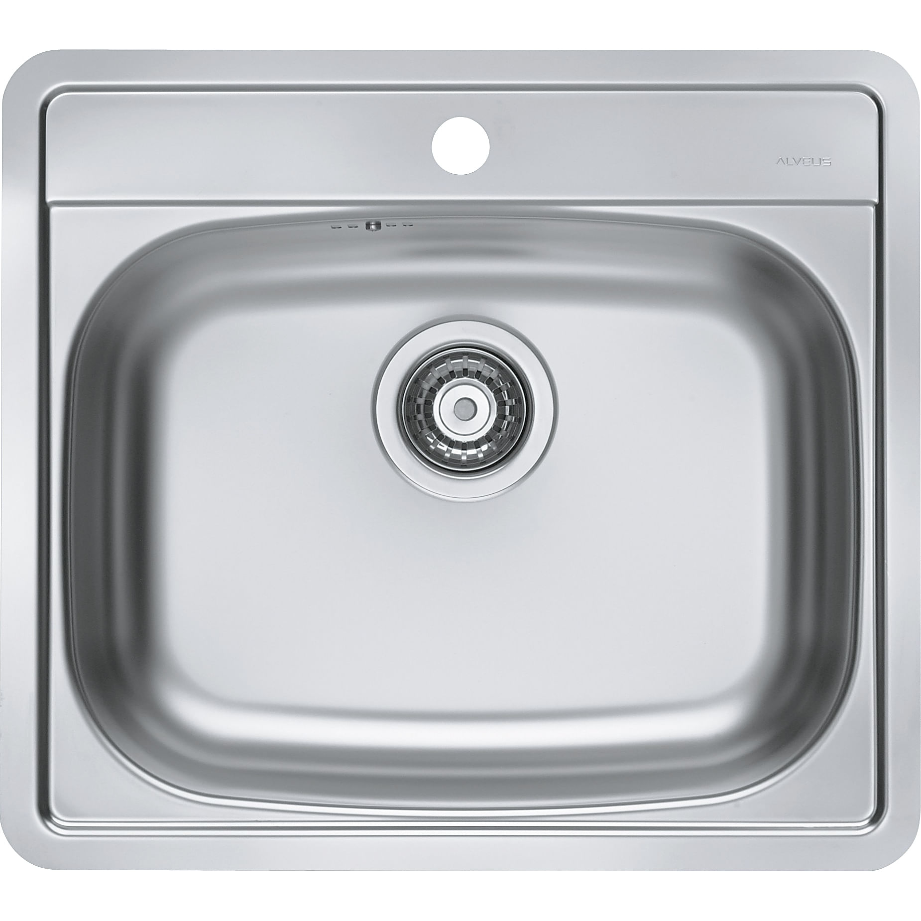 Chiuveta bucatarie Alveus More 10 leinen, 560x500 mm, adancime 166 mm, inox, incastrabila — imaginea 5