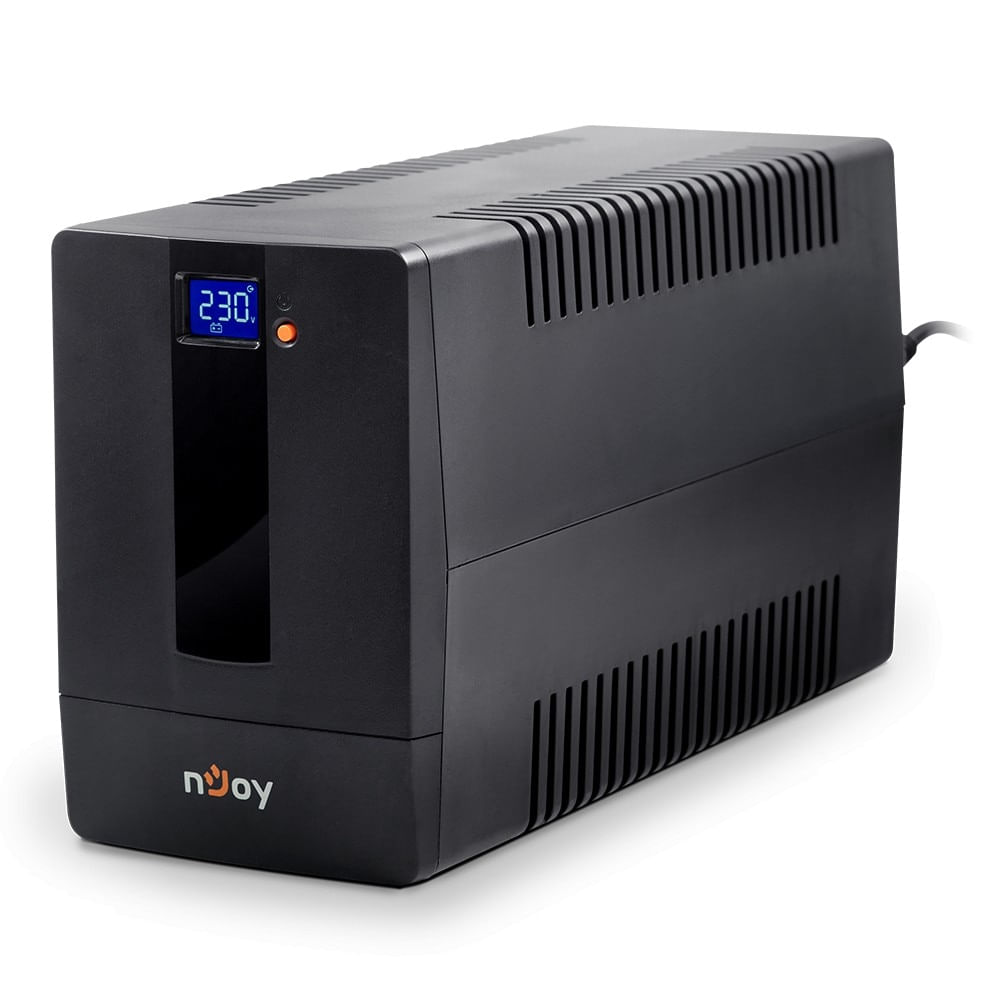 UPS nJoy Horus Plus 1500, 1500VA/900W, LCD cu ecran tactil, Management, Repornire Automata, Reglaj Automat al Tensiunii