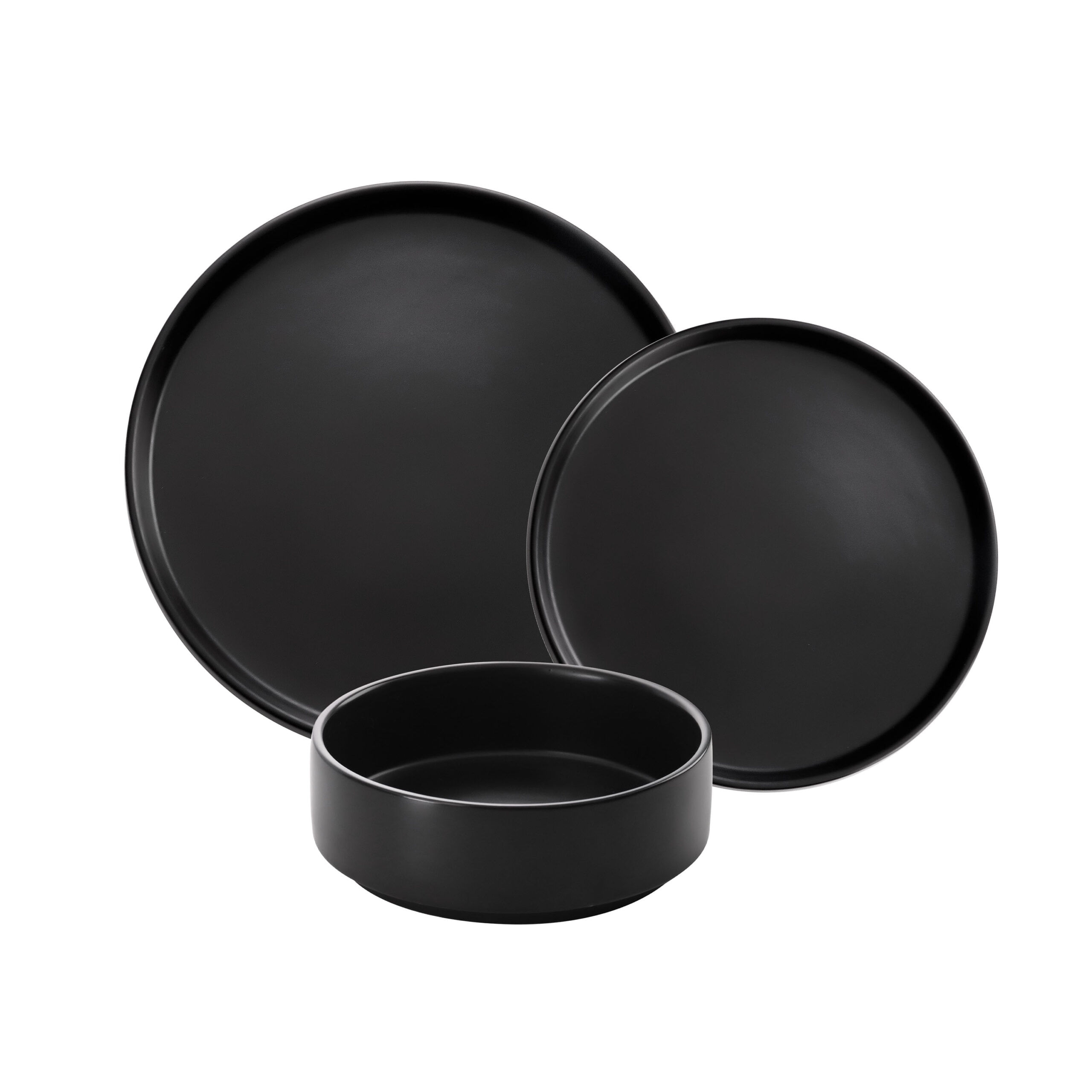 Set vesela material ceramic 18 piese ZASS ZG-DS 05 Negru