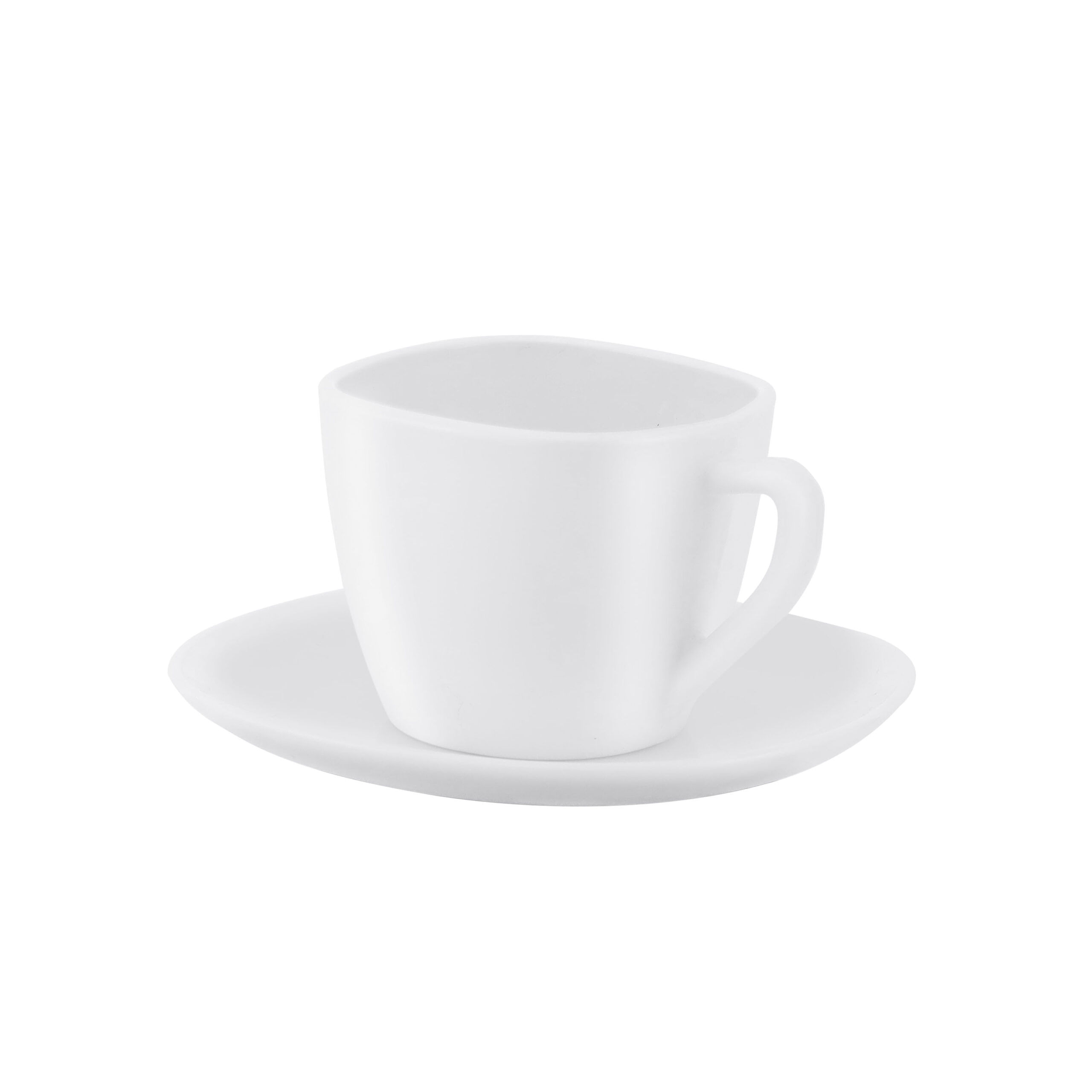 Set cesti ceai/cafea material arcopal 12 piese ZASS ZG-TP 01 Alb