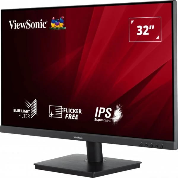 Monitor LED ViewSonic 32", Full HD, VGA, HDMI, Negru