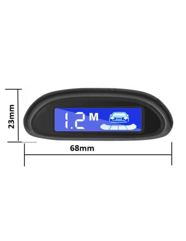 Senzori parcare cu display LED cu afisare individuala pe fiecare senzor Argintiu