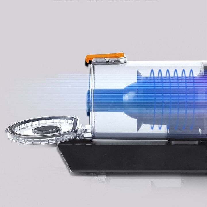 Aspirator Auto Renew Force cu Tehnologie Cyclone, Perie Turbo cu LED, Filtru HEPA, Alimentare Priza Auto 12V