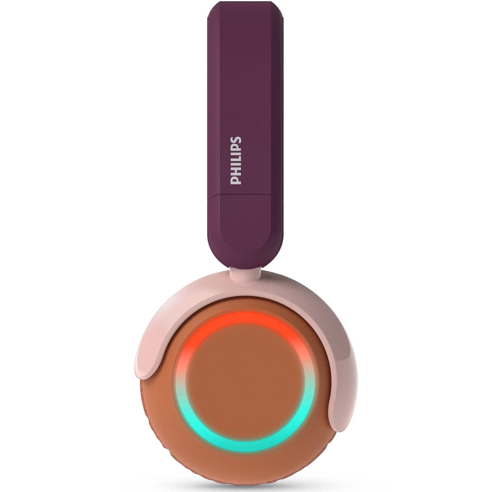 Casti pentru copii On-Ear PHILIPS TAK4200MP/00, Wireless, Bluetooth, Microfon, Lumini LED, Violet