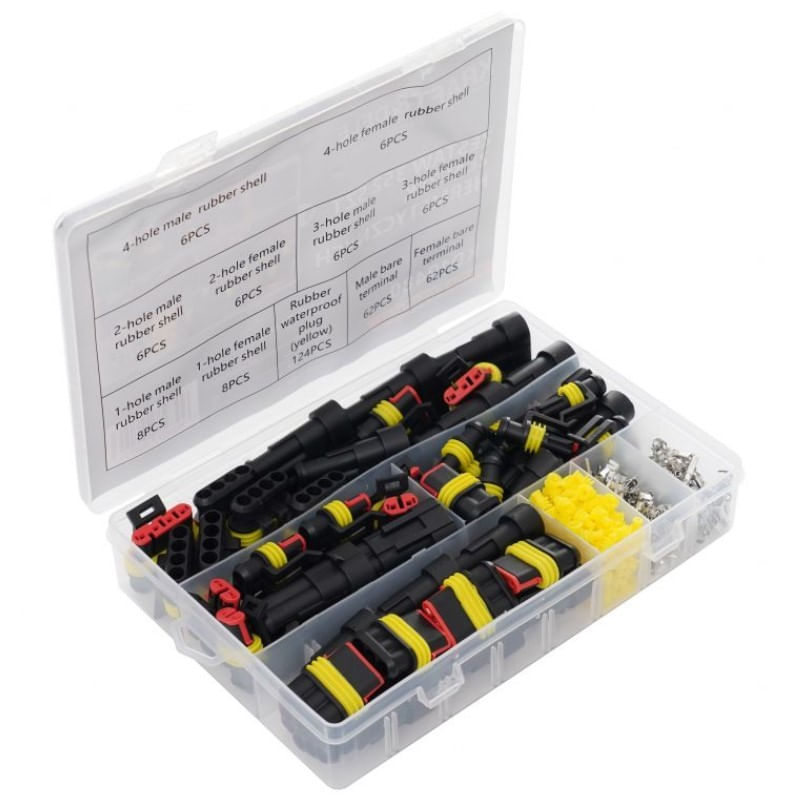 Set conectori ermetici, 352 buc, KD10480, Kraft&Dele