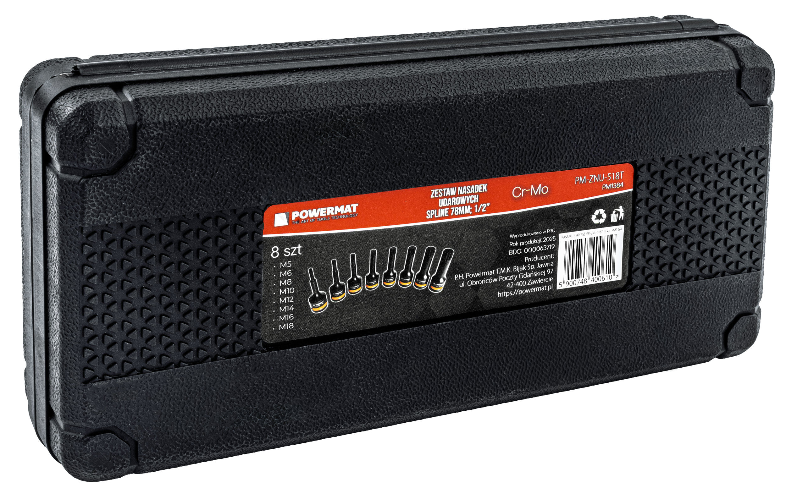 Set tubulare de impact cu caneluri, Powermat, 8 piese, 1/2", PM1384 — imaginea 16