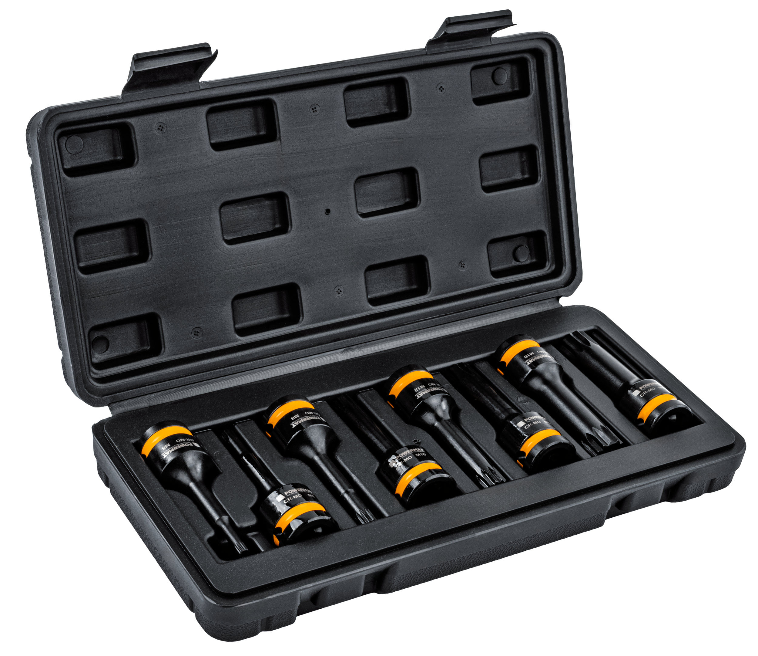 Set tubulare de impact cu caneluri, Powermat, 8 piese, 1/2", PM1384 — imaginea 19