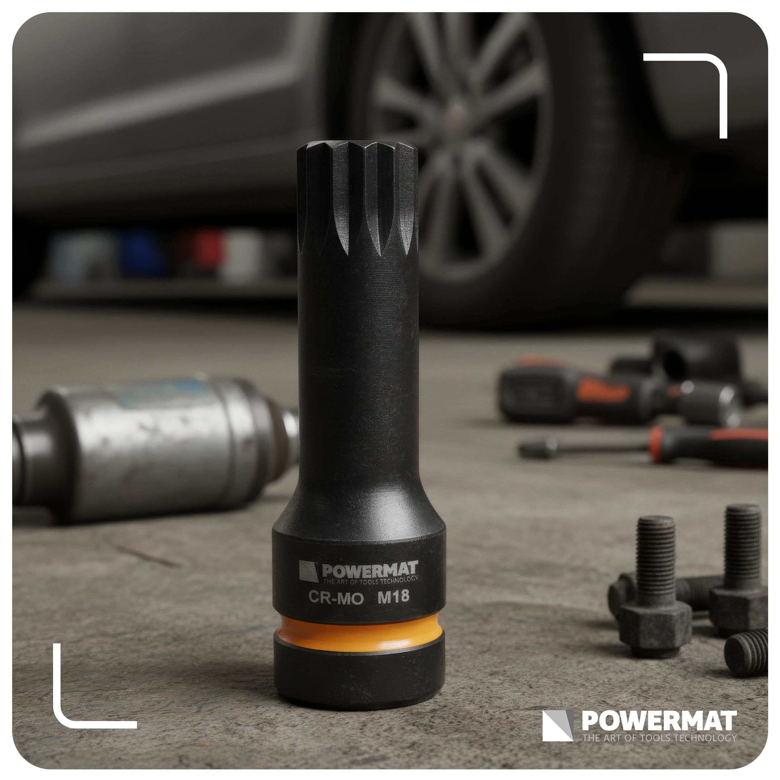 Set tubulare de impact cu caneluri, Powermat, 8 piese, 1/2", PM1384 — imaginea 21