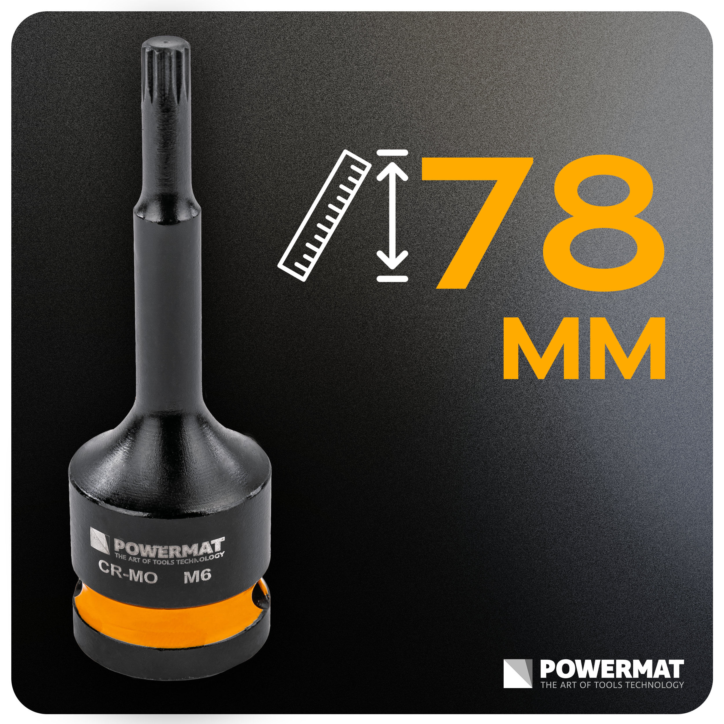 Set tubulare de impact cu caneluri, Powermat, 8 piese, 1/2", PM1384 — imaginea 22