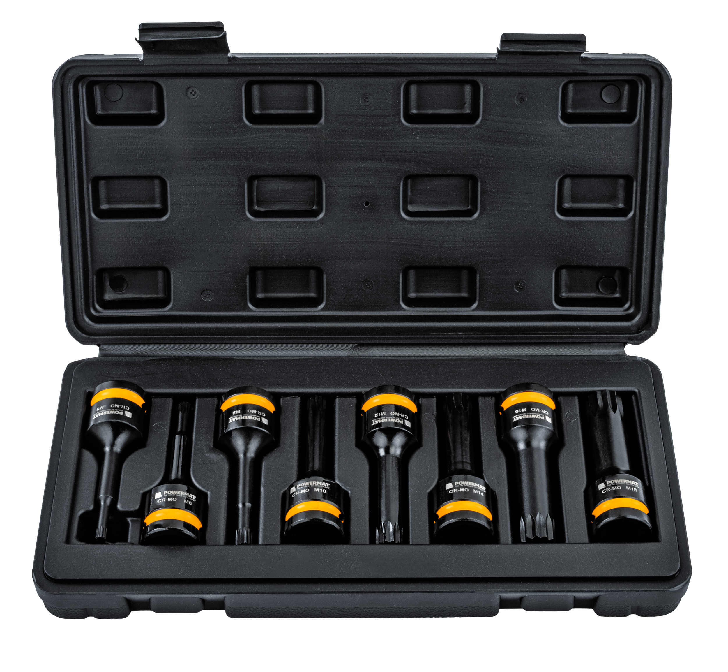 Set tubulare de impact cu caneluri, Powermat, 8 piese, 1/2", PM1384 — imaginea 24