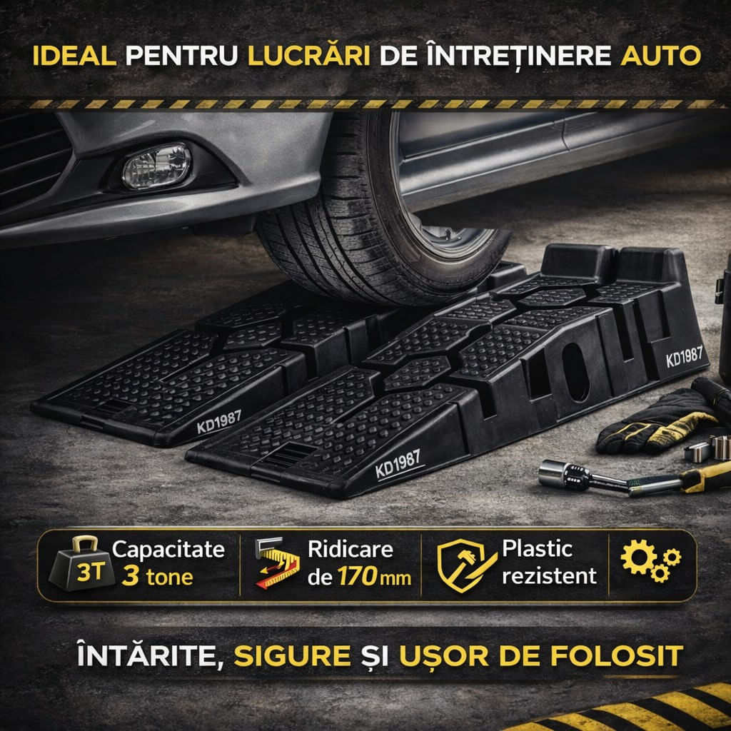 Set 2 rampe auto, Kraft&Dele, 3T, 900 x 320 x 220 mm, KD1987 - imagine 4