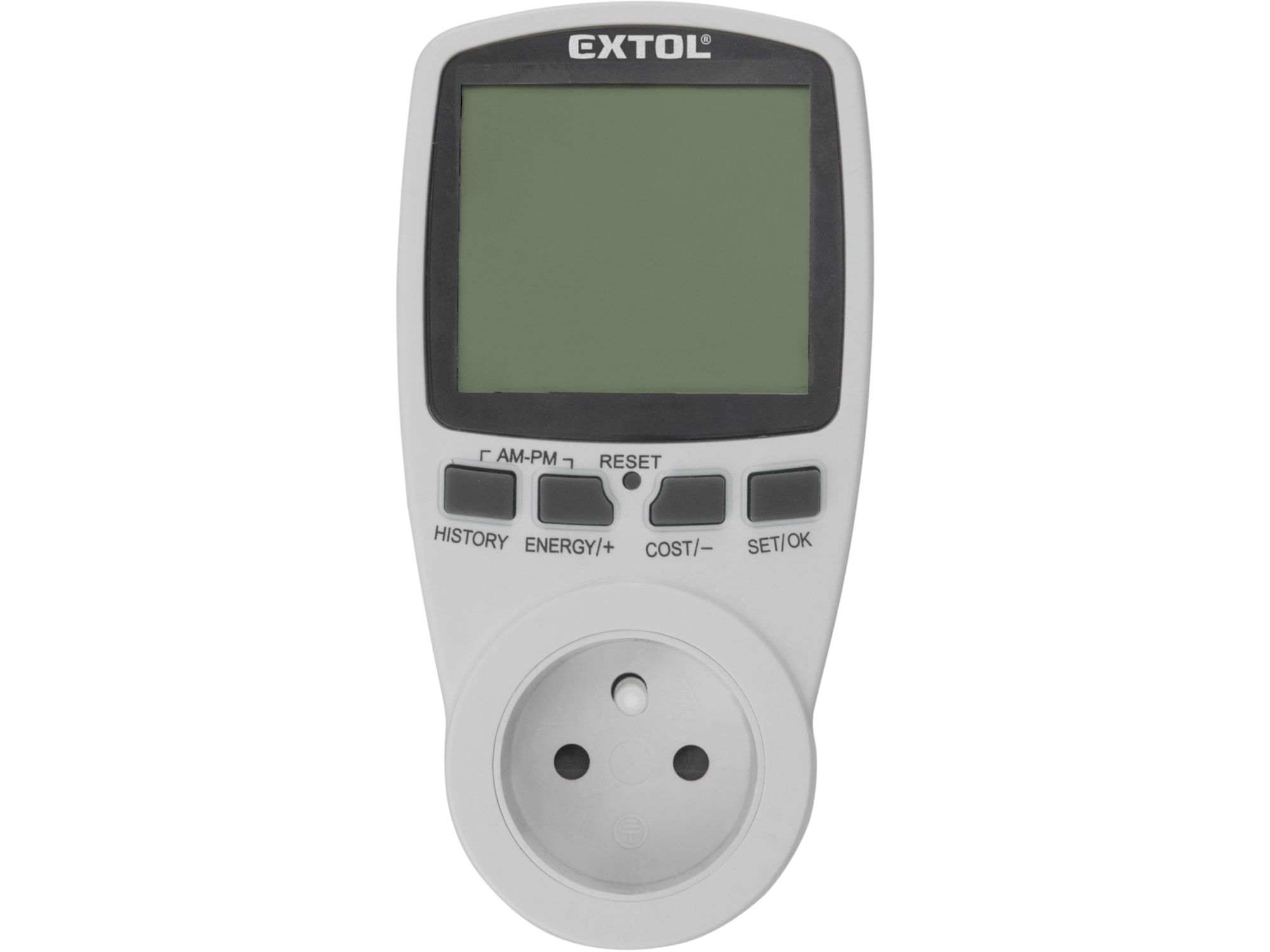 Priza cu contor digital, EXTOL PREMIUM, 8831260, KW, kWh
