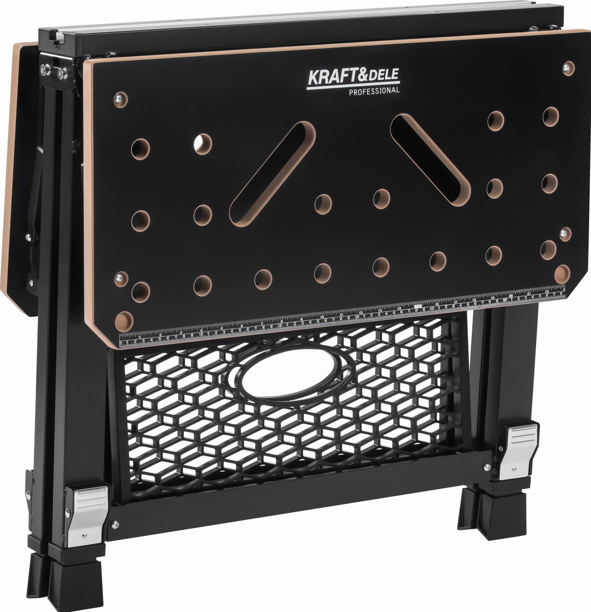 Banc lucru pliabil multifunctional, Kraft&Dele, KD11871, 454kg, MDF 18mm reglabil 60–92 cm — imaginea 10