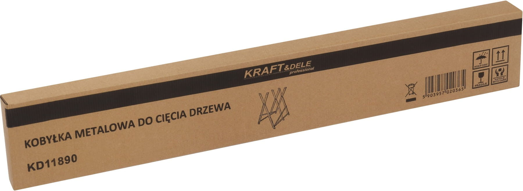 Suport metalic tip capra pentru taiat copaci, Kraft&Dele, 120 KG, KD11890